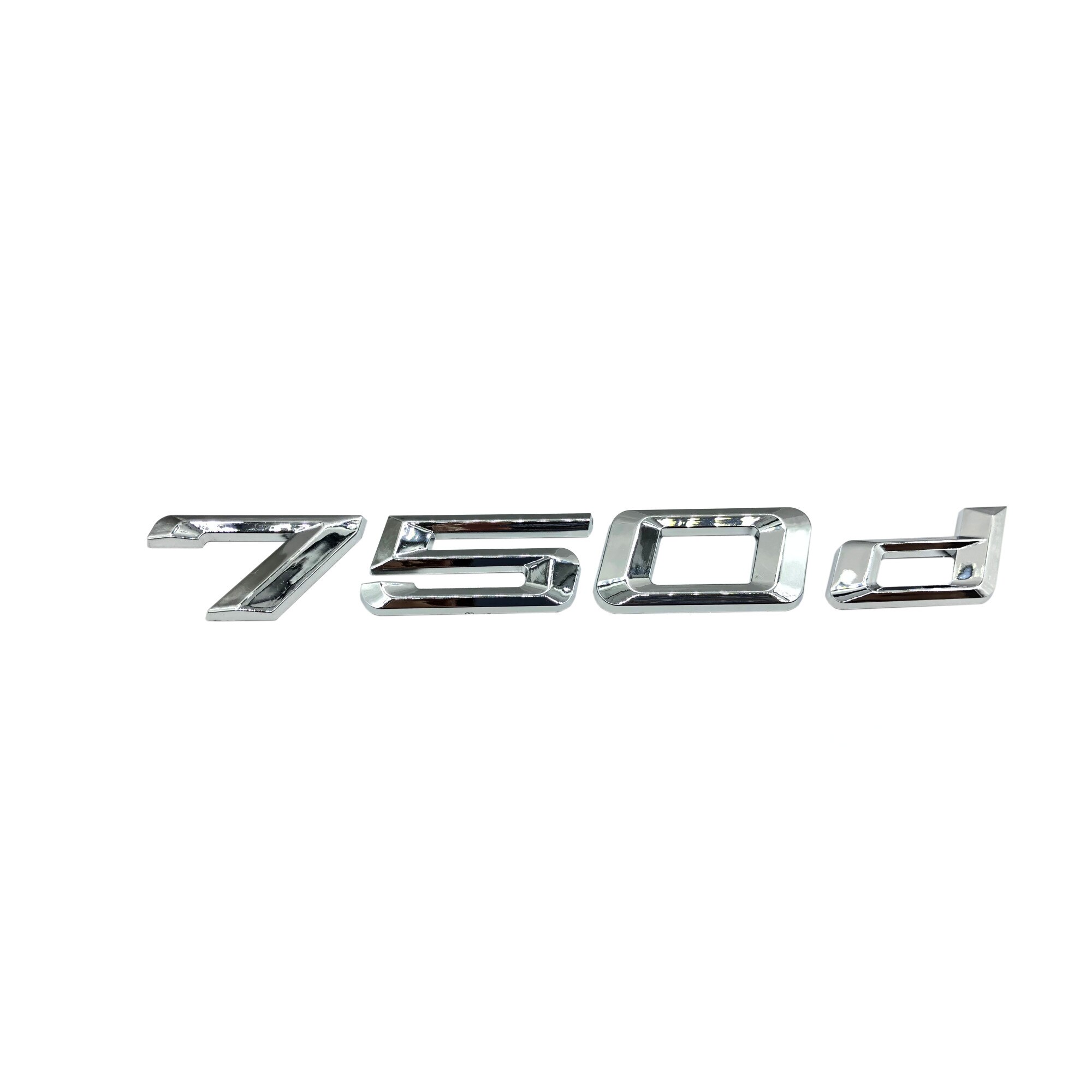 Emblema BMW Scris Portbagaj 750d Abs cu Adeziv
