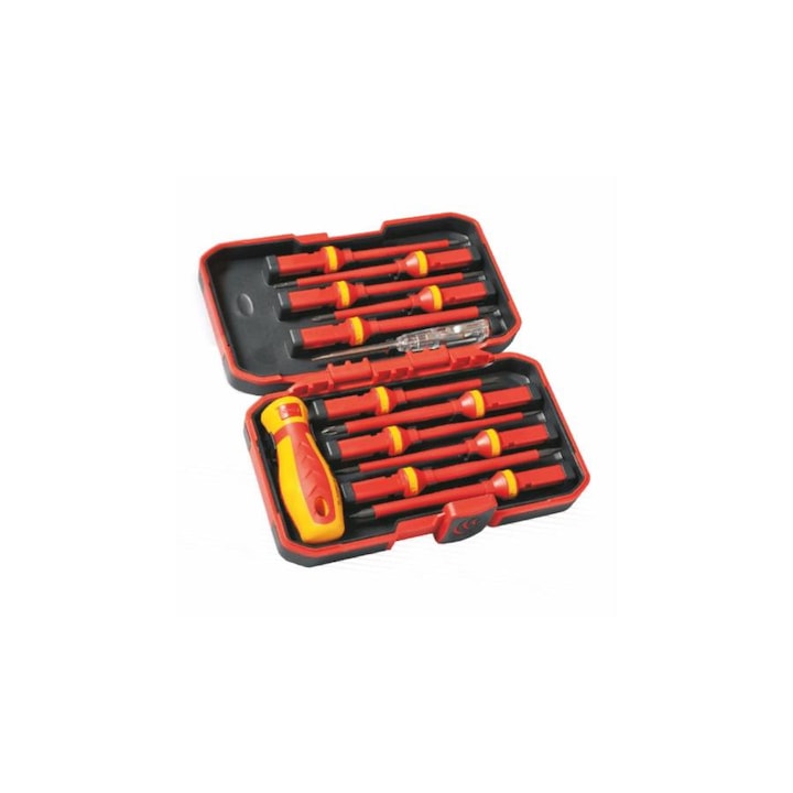 Set surubelnite cu 13 piese, STILO, izolatie 1000V