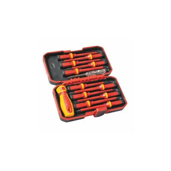 Set surubelnite cu 13 piese, STILO, izolatie 1000V Set surubelnite cu 13 piese, STILO, izolatie 1000V