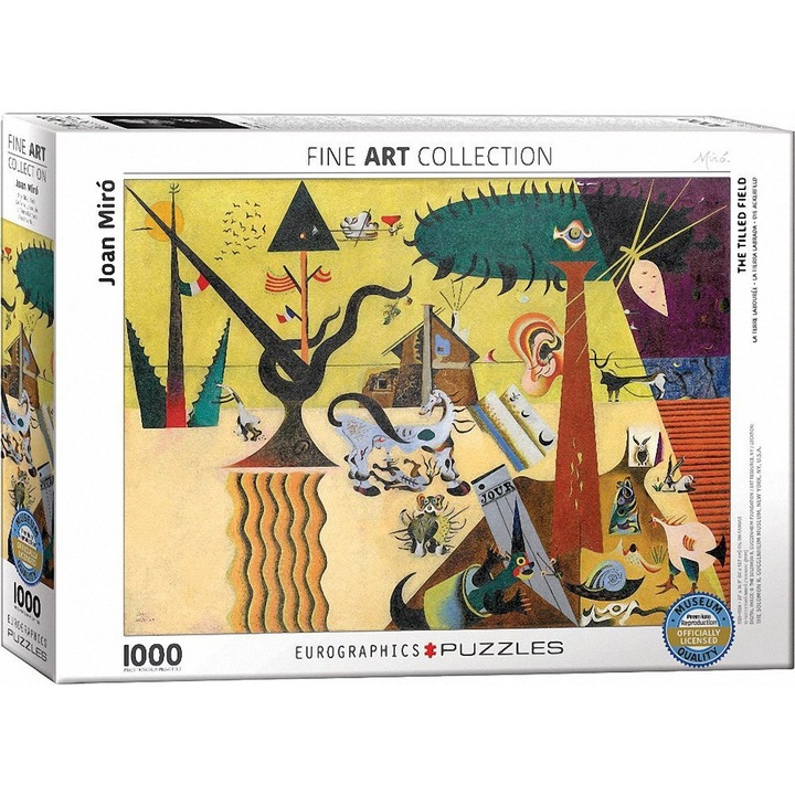 Пъзел Eurographics - Joan Miro: The Tilled Field, 1.000 части (53414)