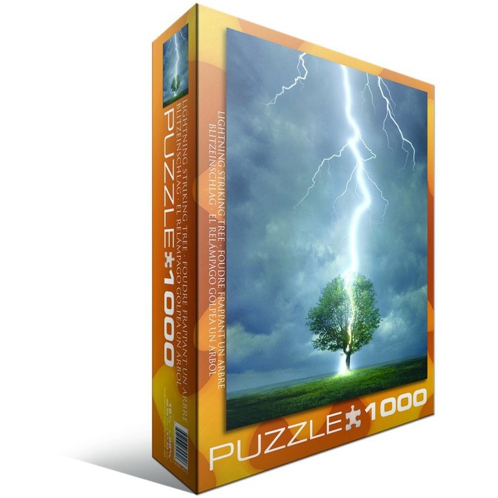 Пъзел Eurographics - Lightning striking a tree, 1.000 части (41897)