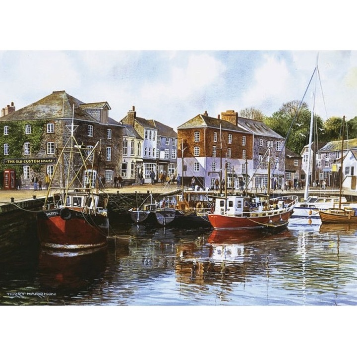 Puzzle Gibsons - Padstow Harbour, 1.000 darab, (933)