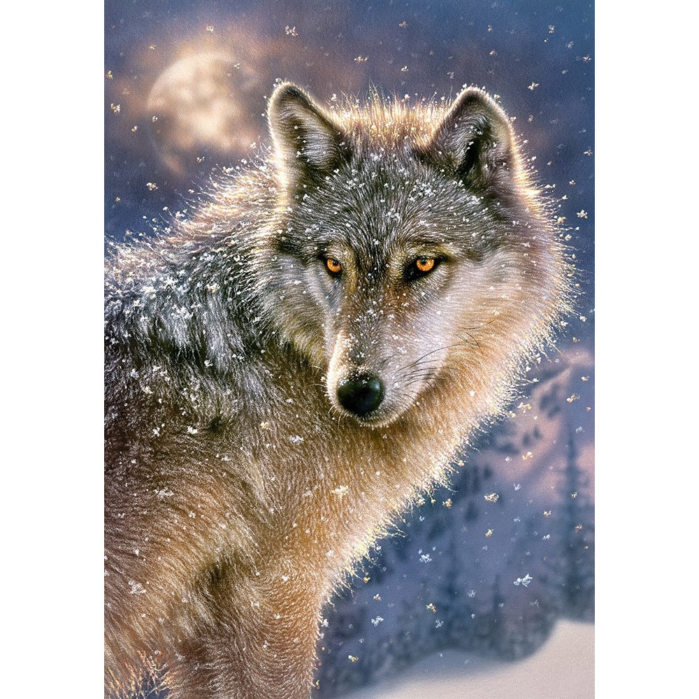 Puzzle Castorland, Model Lone Wolf, 500 piese, Multicolor