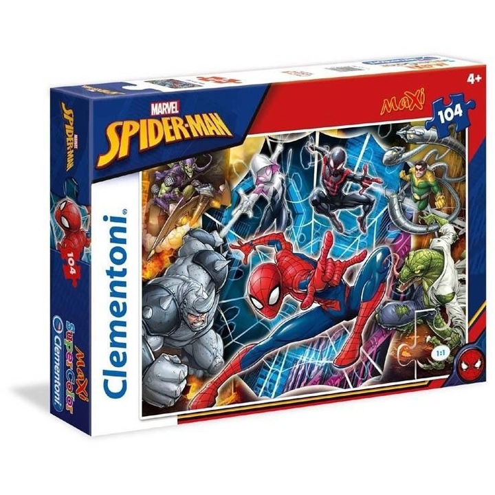 Пъзел Clementoni - Spiderman, 104 части XXL (62302)