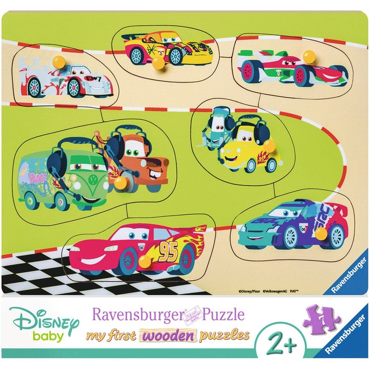 Ravensburger - Cars 7 darabos Fa Puzzle