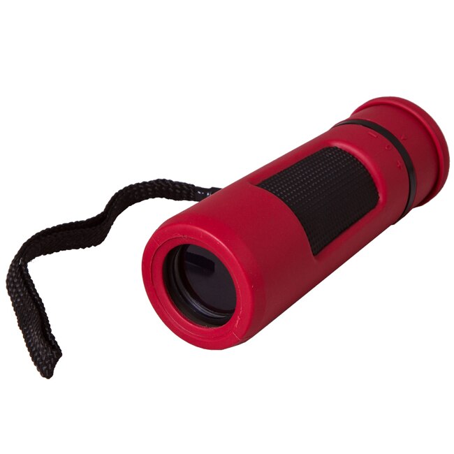 Monocular Bresser Topas 10x25 , BK-7 de sticla, rosu, levenhuk-69374