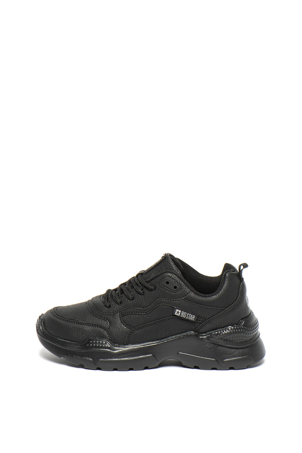 BIG STAR, Pantofi sport de piele ecologica, cu aplicatie logo