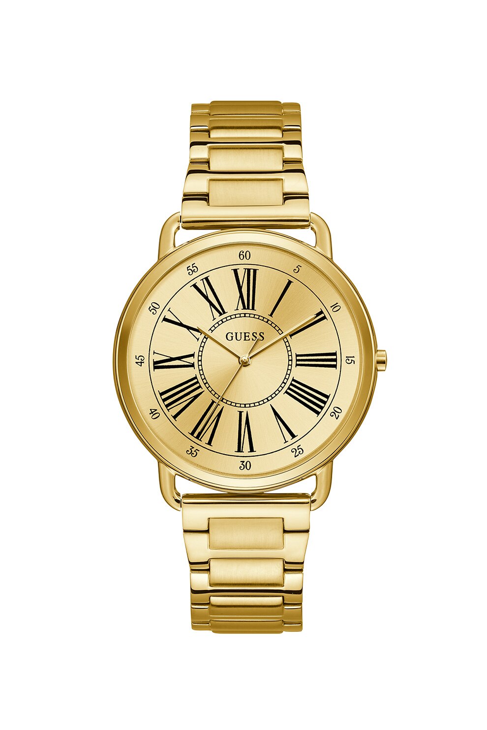 Guess, Ceas quartz rotund, Auriu