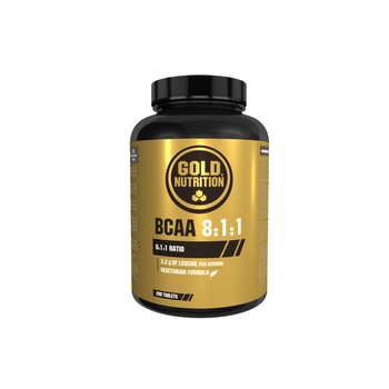 Aminoacizi, GoldNutrition, BCAA 8:1:1, 200 tb Aminoacizi, GoldNutrition, BCAA 8:1:1, 200 tb