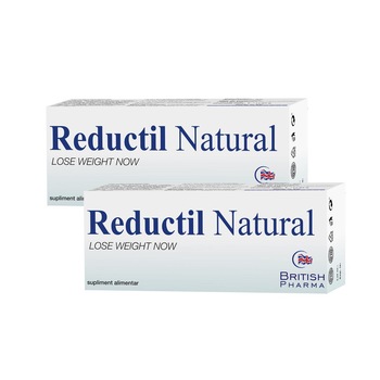 Reductil natural pentru slabit, 60 capsule, BRITISH PHARMA Reductil natural pentru slabit, 60 capsule, BRITISH PHARMA