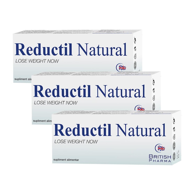 British Pharma, Reductil Natural természetes fogyókúrás kapszulák, 90 db