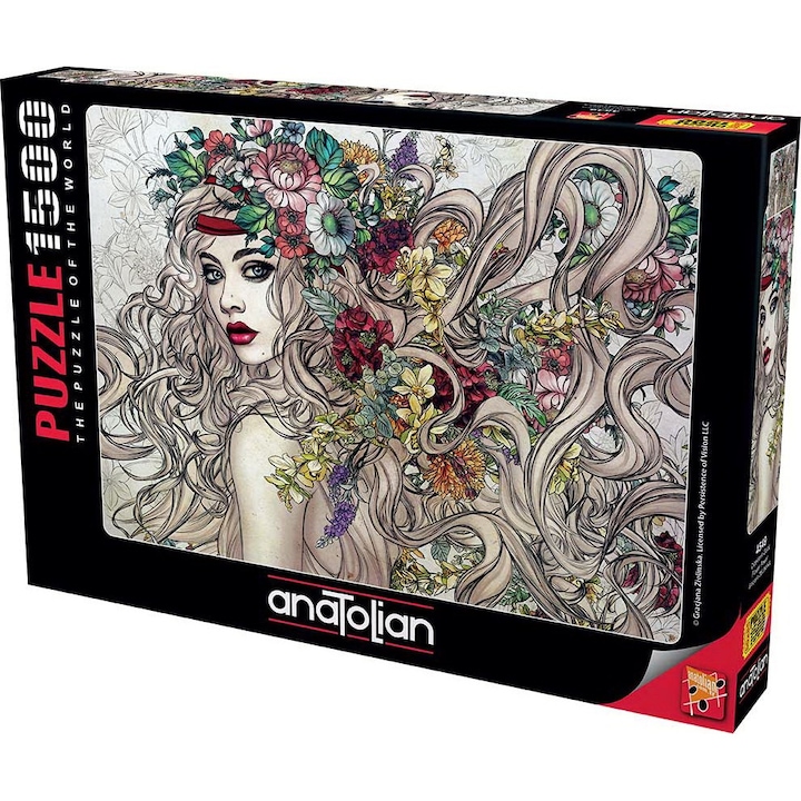 Пъзел Anatolian - Flower Power, 1500 части (4549)