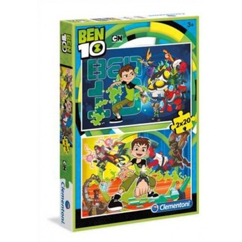 Puzzle Clementoni - Ben 10, 2x20 piese (65213) Puzzle Clementoni - Ben 10, 2x20 piese (65213)