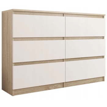 Comoda moderna, PVC, R-120 MIX SONOMA, 76x31x120 Comoda moderna, PVC, R-120 MIX SONOMA, 76x31x120