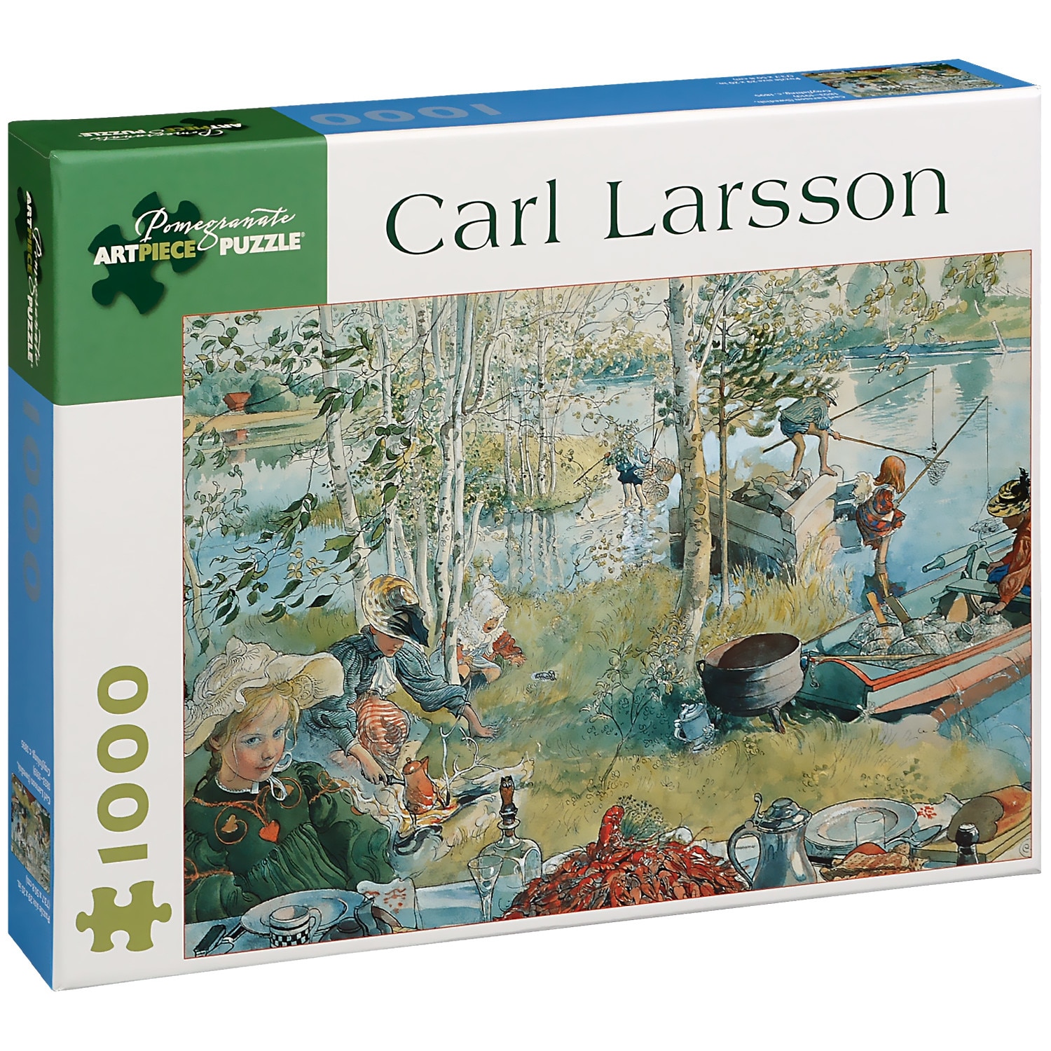 Puzzle Pomegranate Carl Larsson Crayfishing, 1000 piese