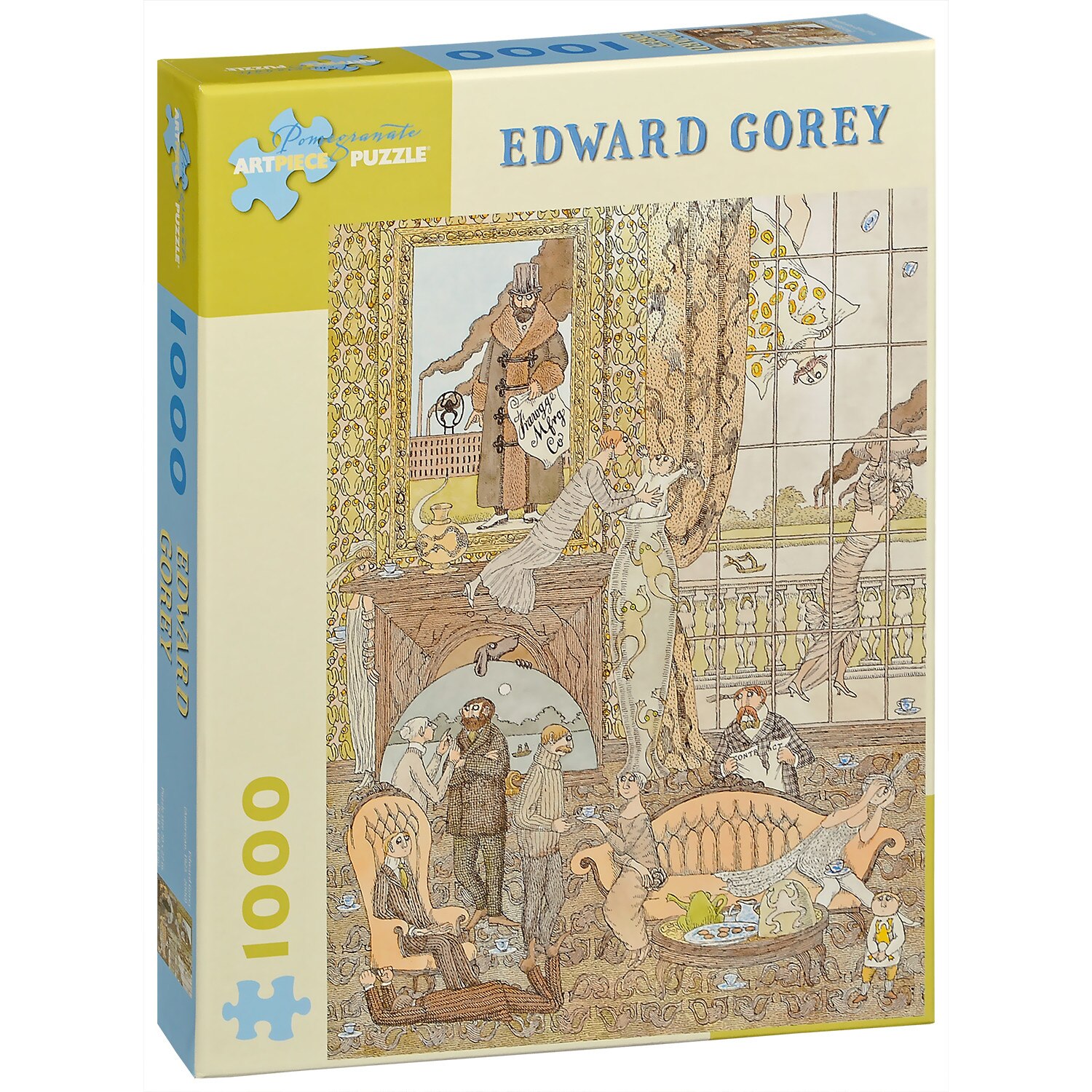 Puzzle Pomegranate Edward Gorey Frawgge MFRG. Co. , 1000 piese