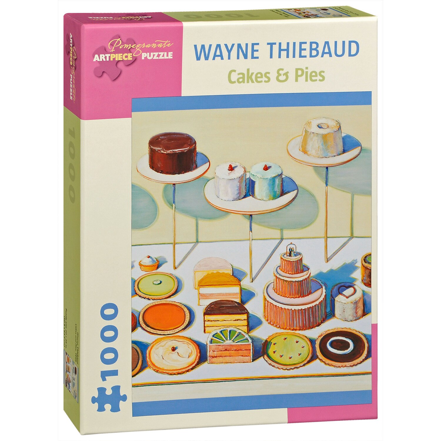 Puzzle Pomegranate Wayne Thiebaud Cakes & Pies , 1000 piese