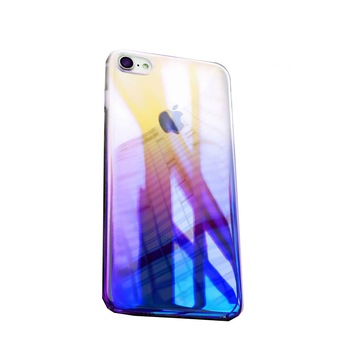 Husa protectie pentru iPhone 7, Albastru-Galben Gradient, Translucent, Hard Case Husa protectie pentru iPhone 7, Albastru-Galben Gradient, Translucent, Hard Case