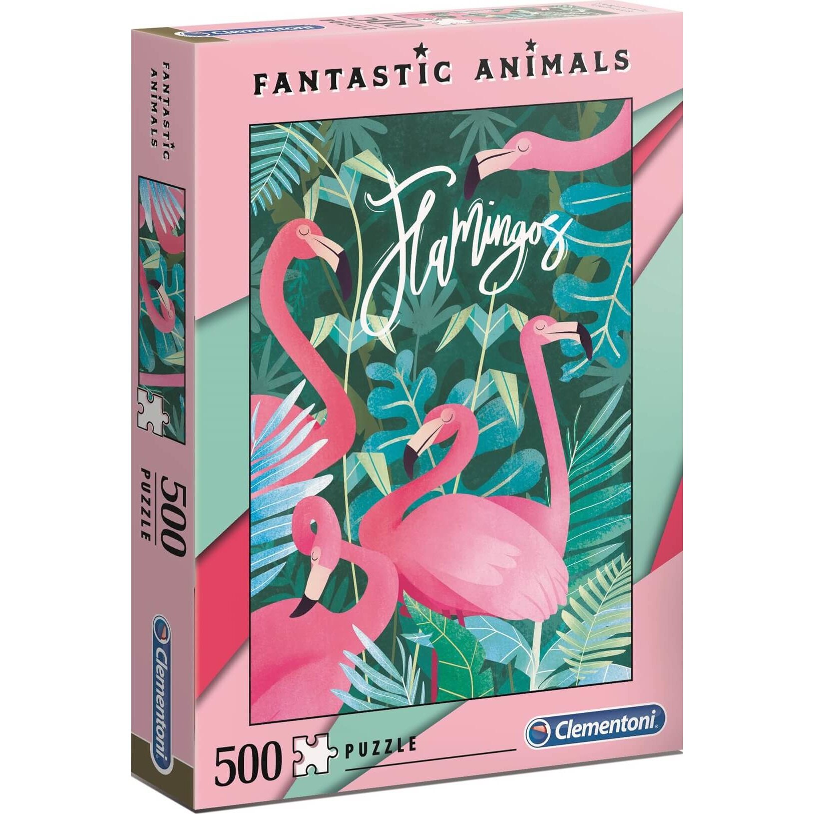 Puzzle Clementoni Fantastic Animals Flamingo, 500 piese