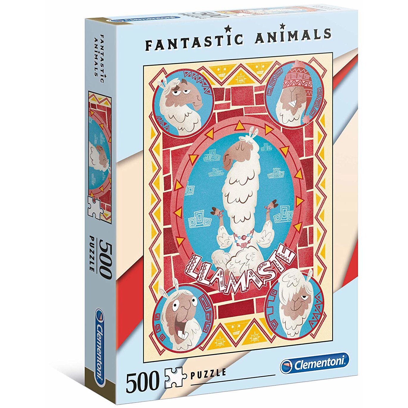 Puzzle Clementoni Fantastic Animals Llama, 500 piese