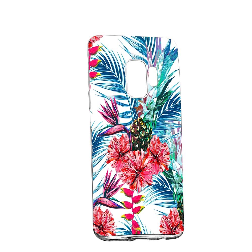 Husa de protectie Tropical, Ananas pentru LG G7/G7 ThinQ, rezistenta la uzura, anti-alunecare, din silicon Premium, 221