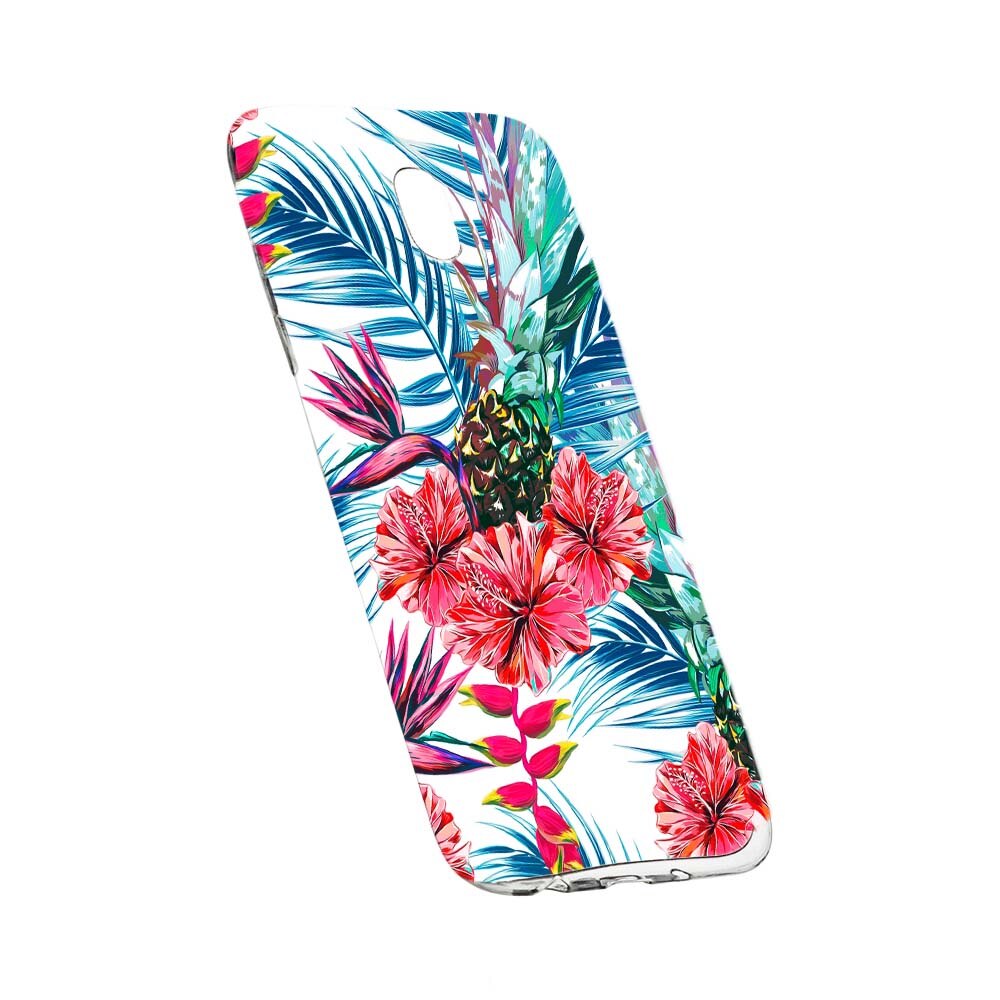 Husa de protectie Tropical, Ananas pentru HTC U Play, rezistenta la uzura, anti-alunecare, din silicon Premium, 221