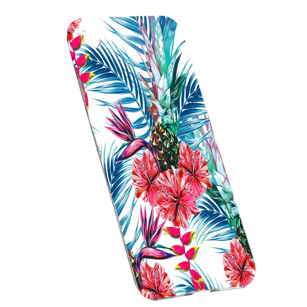 Husa de protectie Tropical, Ananas pentru HTC Desire 12, rezistenta la uzura, anti-alunecare, din silicon Premium, 221