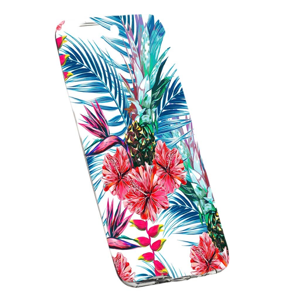 Husa de protectie Tropical, Ananas pentru Sony XZ Premium, rezistenta la uzura, anti-alunecare, din silicon Premium, 221