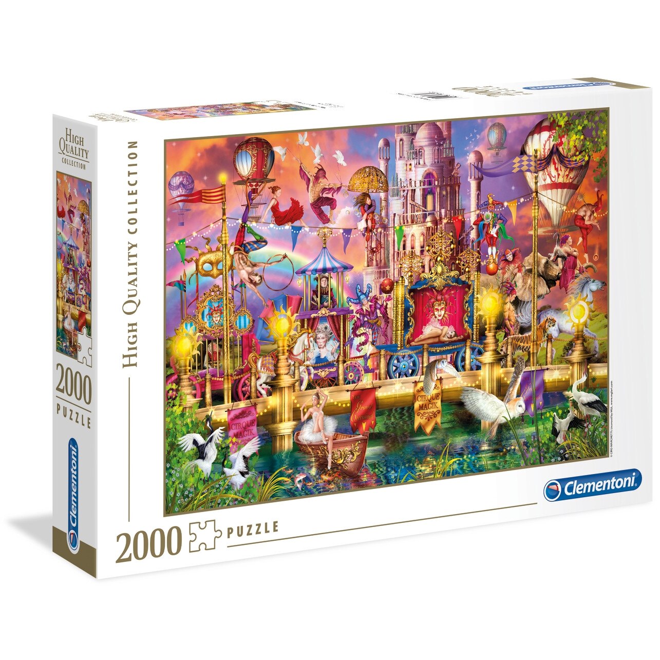 Puzzle Clementoni High Quality Collection Panorama The Circus, 2000 piese
