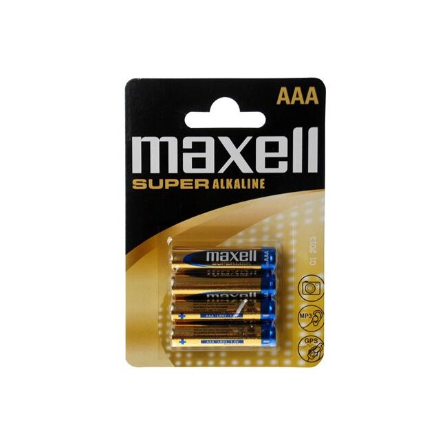 Baterie super alcalina MAXELL LR-03 XL /4 bucati/blister/ 1.5V