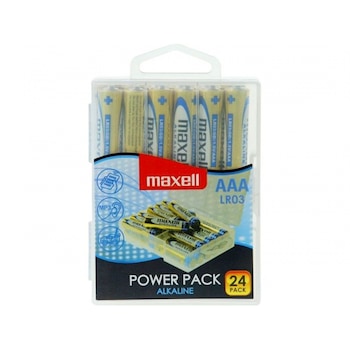 Baterii alcaline MAXELL LR03 1,5V AAA 24 bucati/blister PVC case Baterii alcaline MAXELL LR03 1,5V AAA 24 bucati/blister PVC case