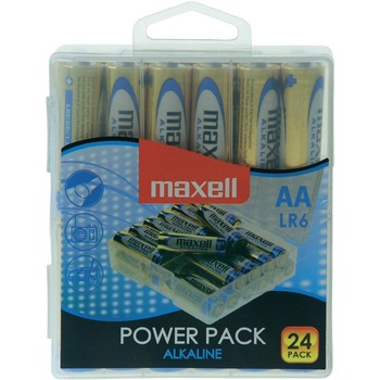 Baterii alcaline MAXELL LR6 1,5V AA 24 bucati/blister PVC case Baterii alcaline MAXELL LR6 1,5V AA 24 bucati/blister PVC case