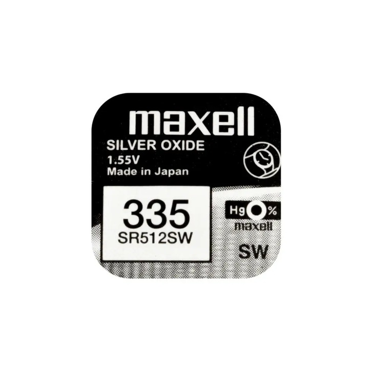 Baterie buton Silver MAXELL SR512 SW /335/ 1.55V