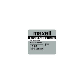 Baterie Buton Silver MAXELL SR-1120 SW /381/391/AG8 1.55V Baterie Buton Silver MAXELL SR-1120 SW /381/391/AG8 1.55V