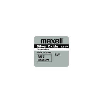 Baterie buton Silver MAXELL SR-44 SW /357/ 1.55V Baterie buton Silver MAXELL SR-44 SW /357/ 1.55V
