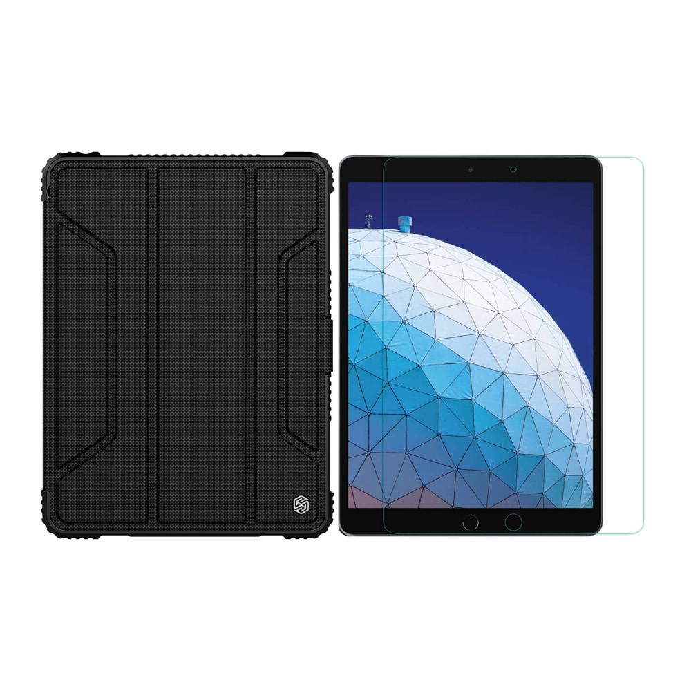 Set Nillkin husa protectie tableta si folie sticla, pentru iPad Air 2019/ Pro 10.5 2017