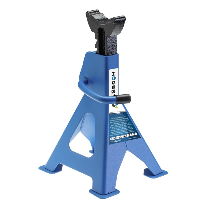 Set 2xSuport cric, HOBERT, 288 - 428 mm, 3t, Albastru