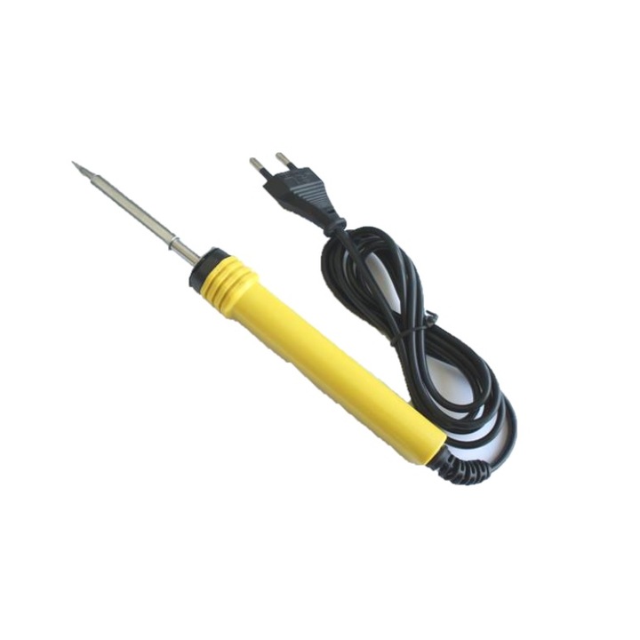 Forrasztópáka egyenes heggyel és fűtőtest CT-724, 220V, 50W, sárga