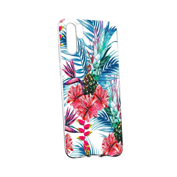 Защитен калъф Tropical Pineapple за Huawei P30 Pro Устойчив на износване противоплъзгащ премиум силикон 221
