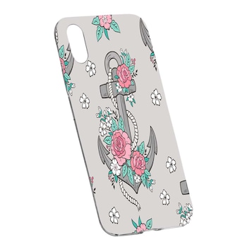 Husa de protectie Rose, Anchor pentru Xiaomi Mi A2 / Mi 6X, rezistenta la uzura, anti-alunecare, din silicon Premium, 224 Husa de protectie Rose, Anchor pentru Xiaomi Mi A2 / Mi 6X, rezistenta la uzura, anti-alunecare, din silicon Premium, 224