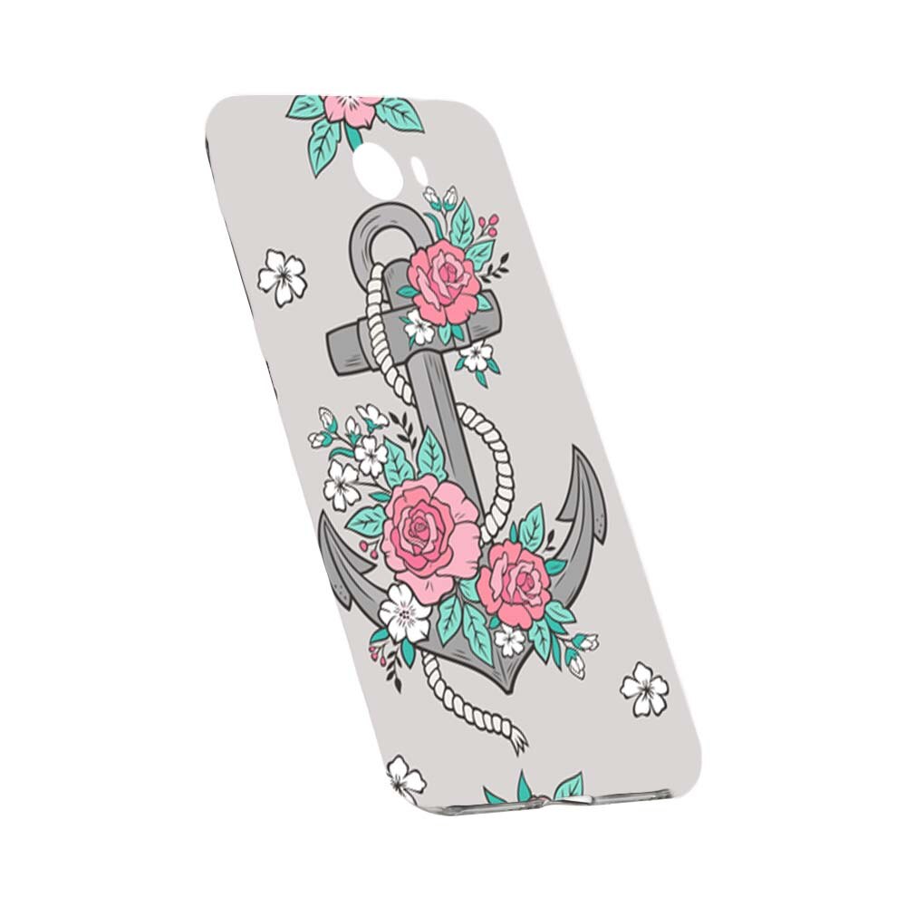 Husa de protectie Rose, Anchor pentru Huawei Y7 /Enjoy 7 Plus /Nova Lite Plus 2017, rezistenta la uzura, anti-alunecare, din silicon Premium, 224