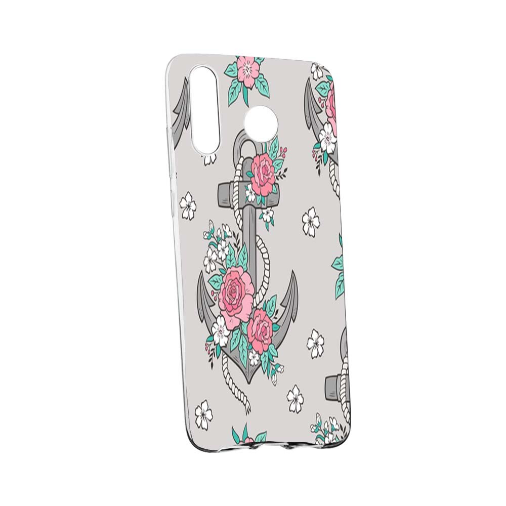 Husa de protectie Rose, Anchor pentru Samsung Galaxy A40, rezistenta la uzura, anti-alunecare, din silicon Premium, 224