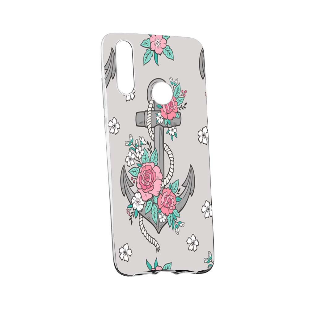 Husa de protectie Rose, Anchor pentru Xiaomi Mi A2 Lite/ Redmi 6 Pro, rezistenta la uzura, anti-alunecare, din silicon Premium, 224