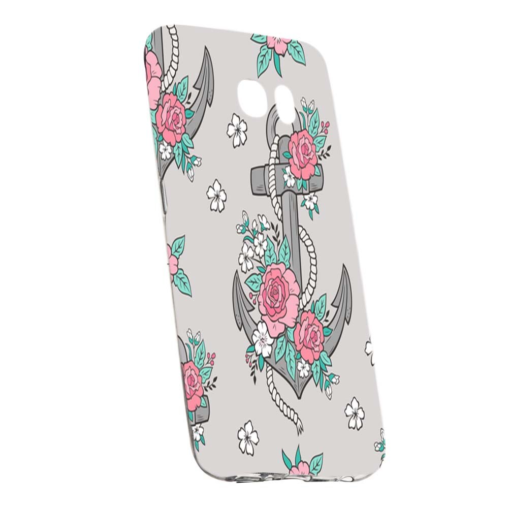 Husa de protectie Rose, Anchor pentru Samsung Galaxy S6, rezistenta la uzura, anti-alunecare, din silicon Premium, 224