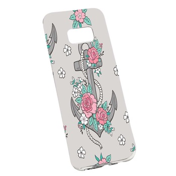 Husa de protectie Rose, Anchor pentru Samsung Galaxy S8, rezistenta la uzura, anti-alunecare, din silicon Premium, 224 Husa de protectie Rose, Anchor pentru Samsung Galaxy S8, rezistenta la uzura, anti-alunecare, din silicon Premium, 224