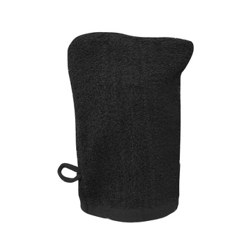 Manusa baie Lux Collection, 16x21 cm, Negru, 100% bumbac Terry Selection, 500 gr/mp Manusa baie Lux Collection, 16x21 cm, Negru, 100% bumbac Terry Selection, 500 gr/mp