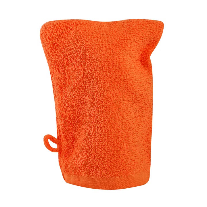 Manusa baie Classic Collection, 15x21 cm, Orange, 100% bumbac Terry Selection, 450 gr/mp