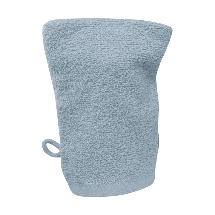 Manusa baie Lux Collection, 16x21 cm, Silver, 100% bumbac Terry Selection, 500 gr/mp