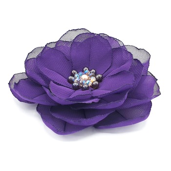 Agrafa par floare mov handmade, Purpple Flower, Zia Fashion Agrafa par floare mov handmade, Purpple Flower, Zia Fashion