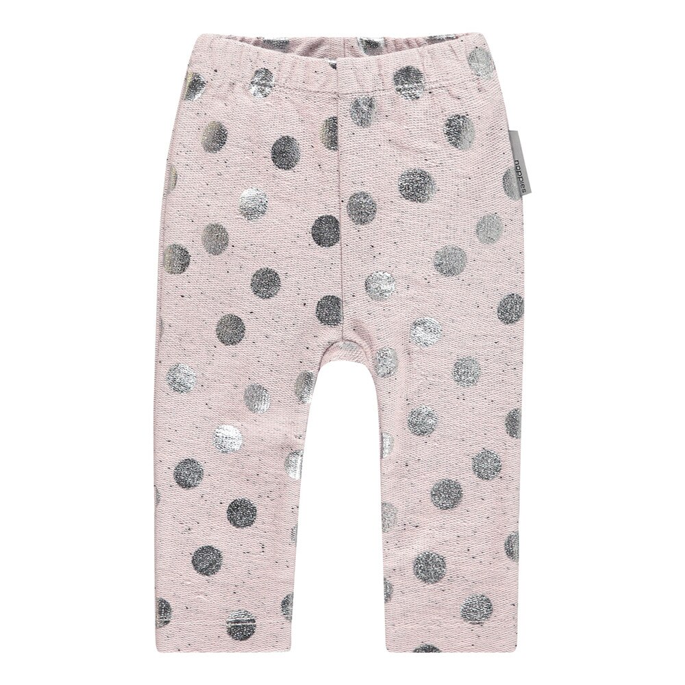 Pantaloni bebe, Noppies, cu buline, roz, Roz